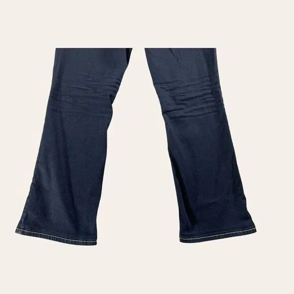 Silver Jeans Womens 36x30 Suki Slim Boot Mid Rise Stretch Dark Wash - Picture 11 of 13